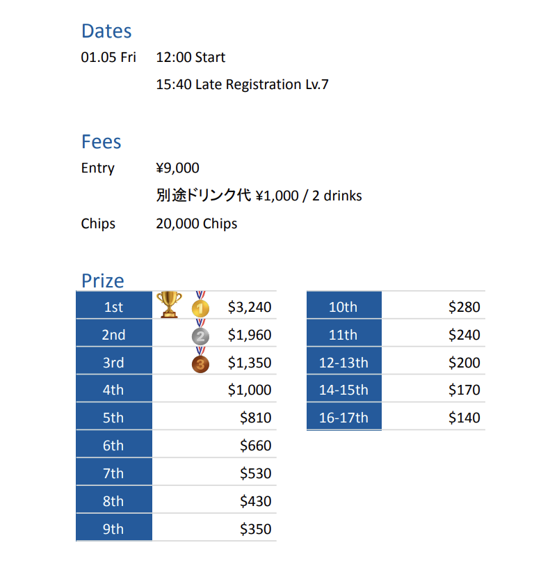 #10 NLH Warm-up Sponsored by HKPT