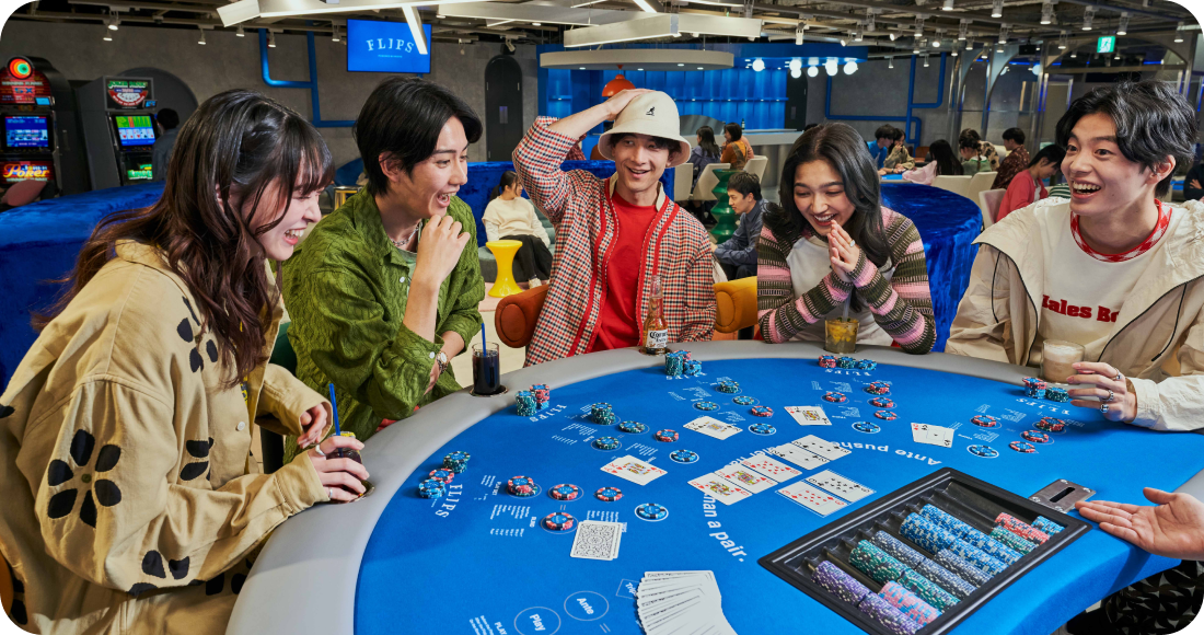 世界のヨコサワ×GiGO】日本最大級のポーカースポット「FLIPS」が新宿に